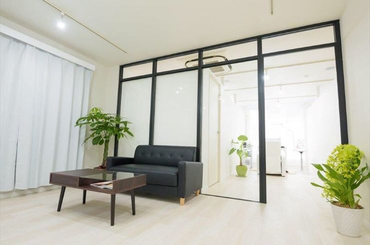 ボリュームのあるまつげ